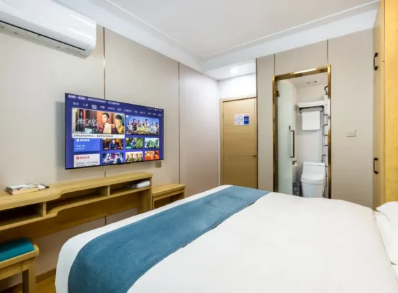 Restful Double Bed Room Without Window(free Coffee And Snacks)